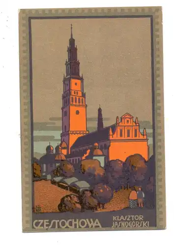 OBER-SCHLESIEN - TSCHENSTOCHAU / CZESTOCHOWA, Steindruck, ca. 1914