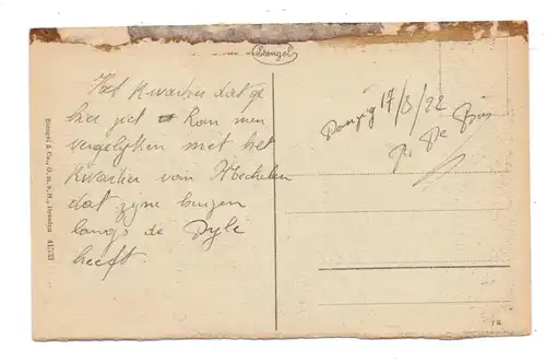 DANZIG - Sternwarte und Häuser an der Langenbrücke, 1922