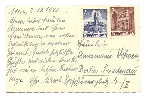 A 1000 WIEN, Blick auf den Stephansdom, 1940