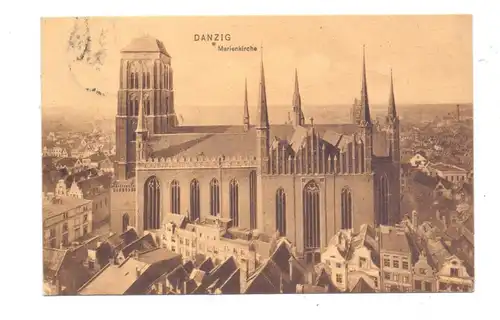 DANZIG - Marienkirche, 1907