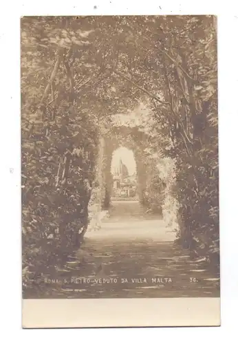 VATICAN - San Pietro veduto da Villa Malta, 1906