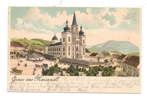 A 8630 MARIAZELL, Gruss aus... 1902, Zieher-München