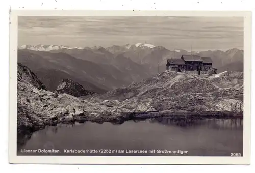 A 9900 TRISTACH, Karlsbaderhütte am Laserzsee, Berghütte / Rifugio
