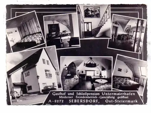 A 8272 SEBERSDORF, Gasthof und Pension Untermaierhofer