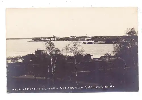 SUOMI - HELSINKI, Suomenlinna, Photo-AK