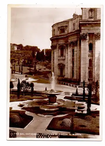 VATICAN - Fontana di Piazza S. Marta