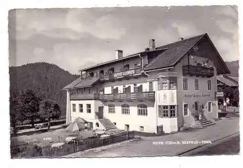 A 6103 REITH bei Seefeld, Gasthof Alpenrose, kl. Druckstelle