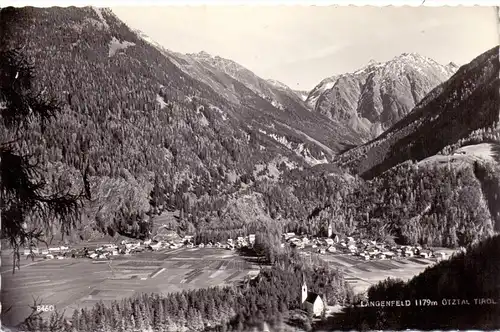 A 6444 LÄNGENFELD, Ötztal, Ortsansicht, 1959