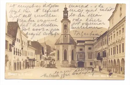 A 4464 WEYER a. d. Enns, Kirchplatz, 1927