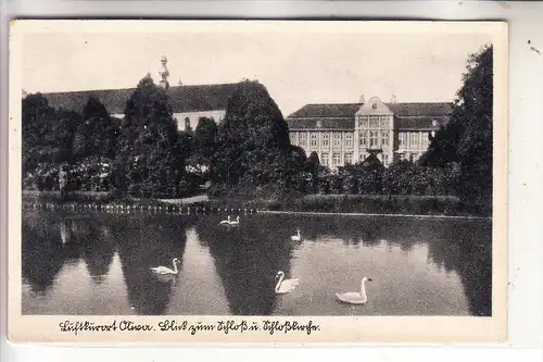 DANZIG / GDANSK - OLIVA, Blick zum Schloss und Schlosskirche