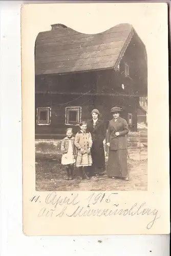A 8680 MÜRZZUSCHLAG, Au, Photo-AK, 1915