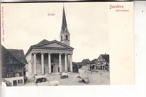 A 6850 DORNBIRN, Kirche, ca. 1905