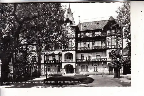 A 2500 BADEN, Sanatorium Hotel Gutenbrunn