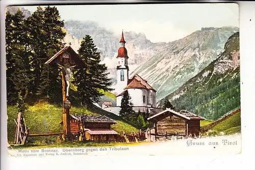 A 6157 OBERNBERG, Gruss aus, ca. 1905, kl. Eckmangel