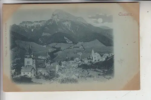 A 8790 EISENERZ, Panorama, ca. 1900, Stengel-Dresden
