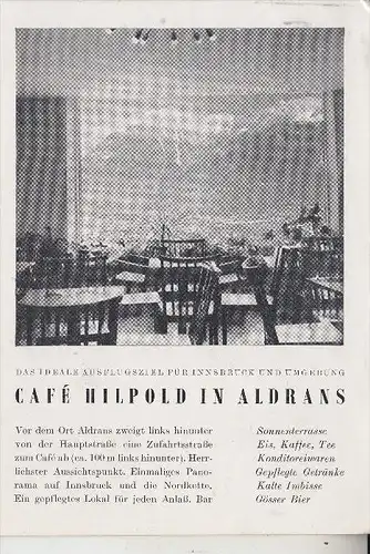 A 6071 ALDRANS, Cafe Hilpold