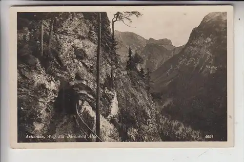 A 6200 JENBACH, Achewnsee, Weg zur Bärenbad Alpe, 1935