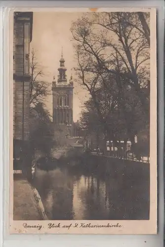 DANZIG, Blick auf die Katharinenkirche