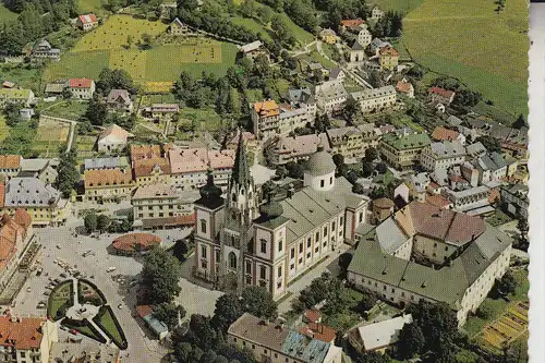 A 8630 MARIAZELL, Gnadenbasilika, Luftaufnahme