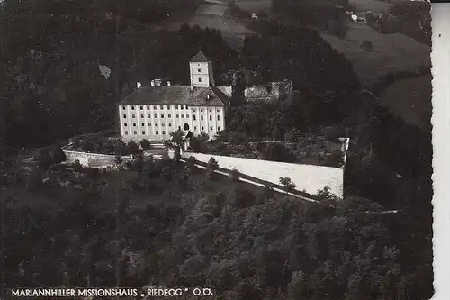 A 4210 GALLNEUKIRCHEN - RIEDEGG, Mariannhiller Missionshaus, Flugaufnahme, 1955