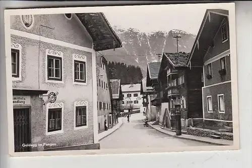 A 5622 GOLDEGG im Pongau, Strassenpartie, 1957