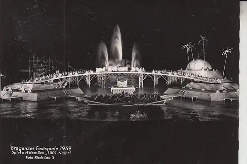 A 6900 BREGENZ, Bregenzer Festspiele 1959, 1001 Nacht,  Risch-Lau Nr. 3