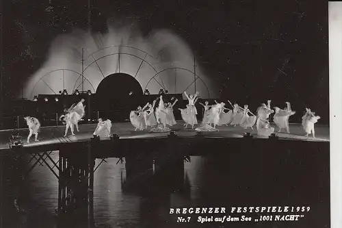 A 6900 BREGENZ, Bregenzer Festspiele 1959, 1001 Nacht,  Brenz Nr. 7