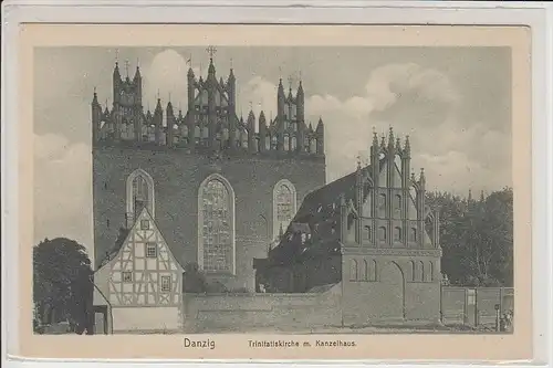 DANZIG, Trinitatiskirche mit Kanzelhaus