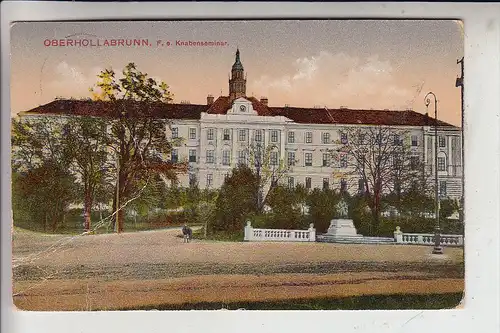 A 2020 HOLLABRUNN, F.e. Knabenseminar, 1919, Druckstelle