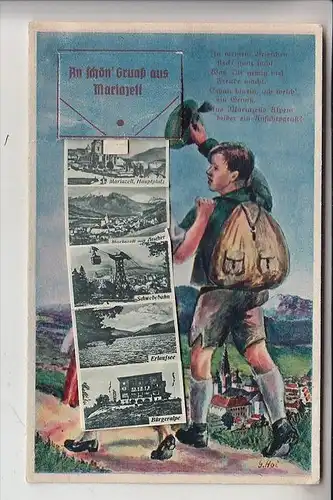 A 8630 MARIAZELL; Klapp-Leporello, 1951