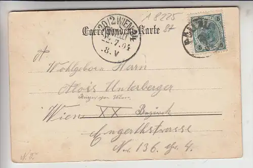 A 8225 PÖLLAU, Ortsansicht, 1904