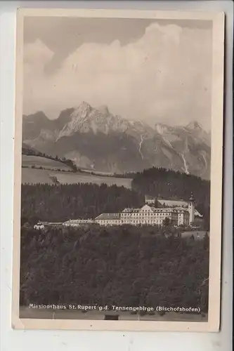 A 5500 BISCHOFSHOFEN, Missionshaus St. Rupert, 1952,  Brfm. fehlt, Druckstelle