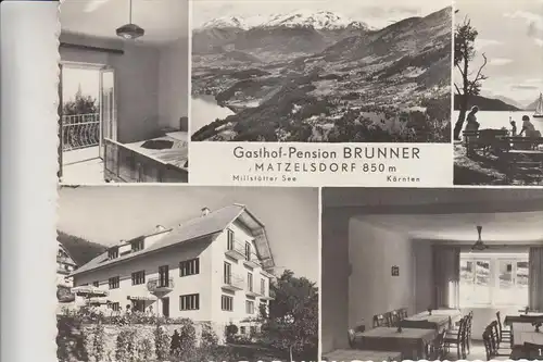 A 9872 MILLSTADT -  MATZELSDORF, Gasthof Pension Brunner