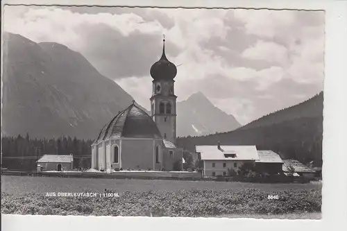 A 6105 OBERLEUTASCH, Ortsansicht mit Kirche