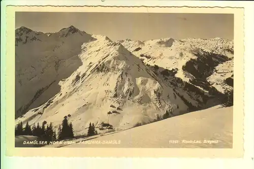 A 6733 FONTANELLA, Damülser Horn, 1941, Landpoststempel " Fontanella über Bludenz"