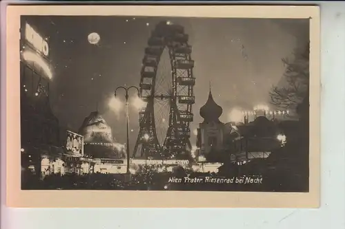 A 1000 WIEN, Prater Riesenrad bei Nacht , Mond