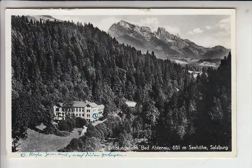A 5441 ABTENAU, Erholungsheim Bad Abtenau 1957