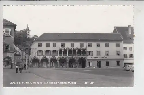 A 8600 BRUCK AN DER MUR,  Hauptplatz mit Kornmesserhasu