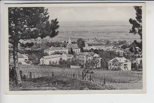 A 2540 BAD VÖSLAU, Ortsansicht 1944, Deutsche Feldpost nach Ober-Krälingen / Altenahr