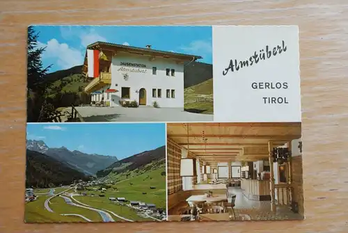 A 6281 GERLOS, Gasthaus Almstüberl