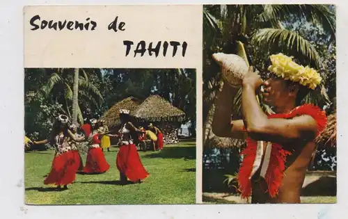 TAHITI - Scene de la Vie Polynesienne, 1967