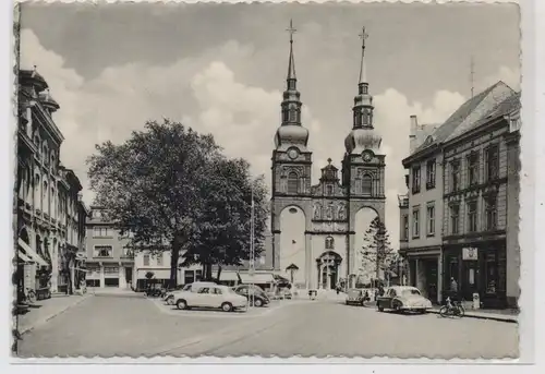 B 4700 EUPEN, Marktplatz, Oldtimer PEUGEOT, Ed. Lander