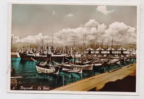 LIBANON - BEIRUT, Le Port, fishing boats, Ocean Ships