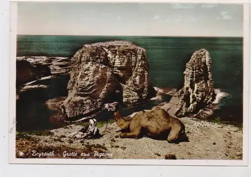 LIBANON - BEIRUT, Grotte aux Pigeons, Camel