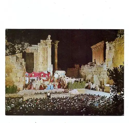 LIBANON - BAALBECK, International Festival of Music and Arts, Middle East Airways advertising