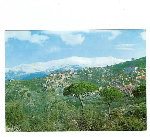 LIBANON - Libanes village - Summer resort, Middle East Airways advertising