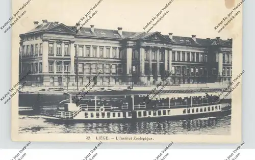 B 4000 LIEGE, Institut Zoologique, Passagierschiff