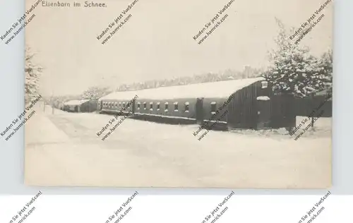B 4750 BÜTGENBACH - ELSENBORN, Truppenübungsplatz im Schnee, nach England verschickt