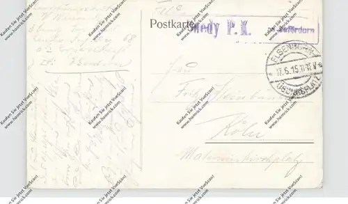 B 4750 BÜTGENBACH - ELSENBORN, Übungsplatz, 2 Ansichten, 1915, Feldpost