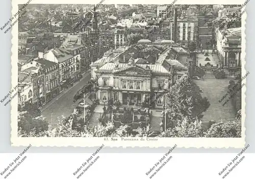 B 4900 SPA, Panorama du Centre